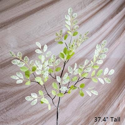 Artificial Plant Fresh Spring Leaf Stem 37" Tall