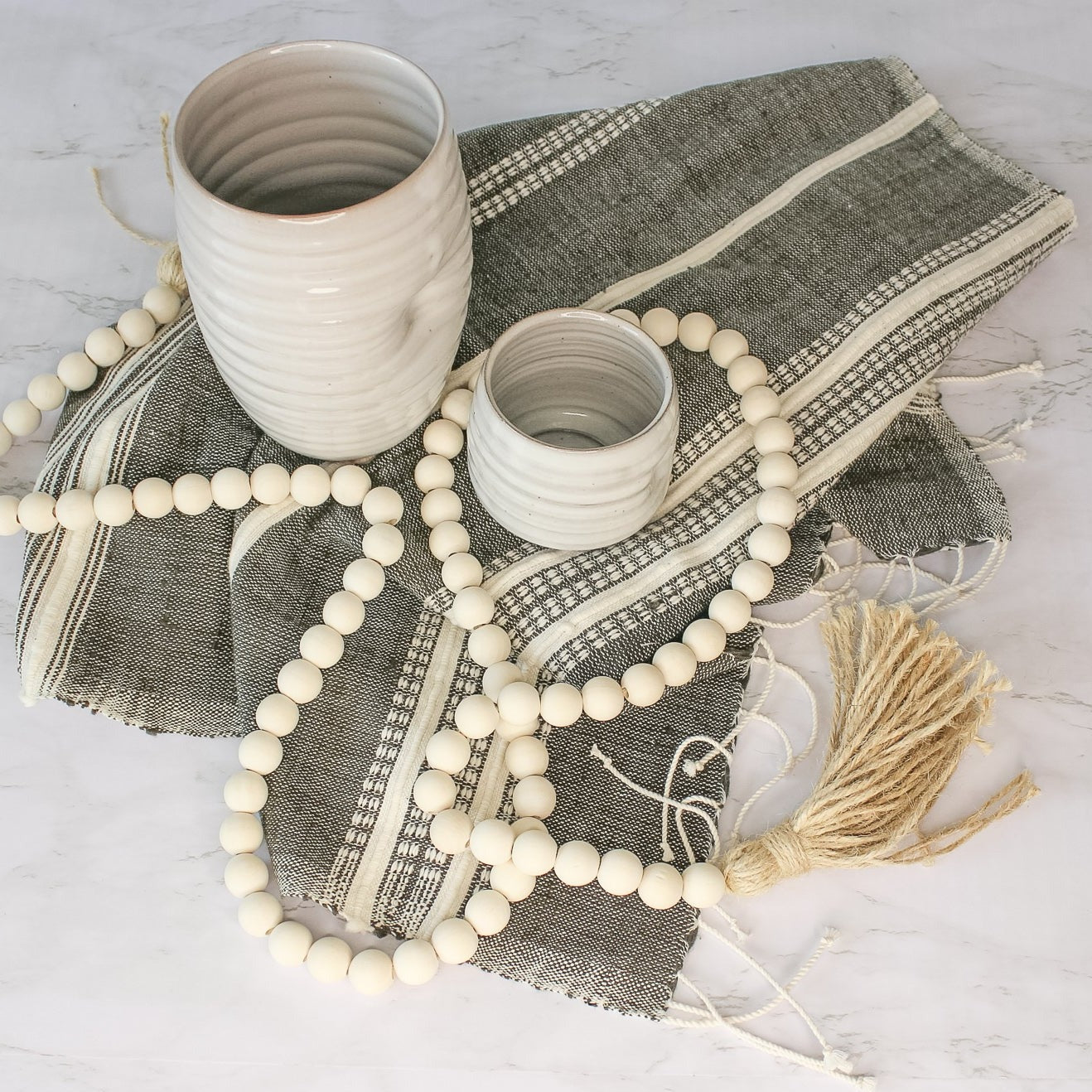 Wood Bead Garland