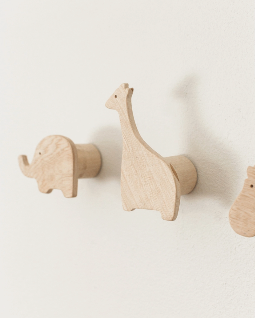 Safari Animal Wall Hooks Set