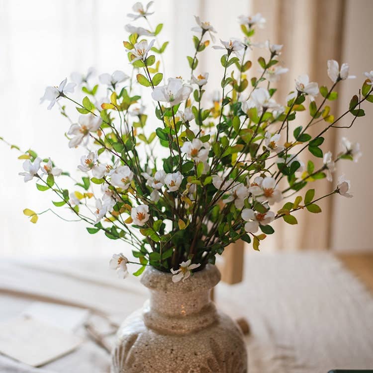 Silk Gaura Flower Stem 20" Tall