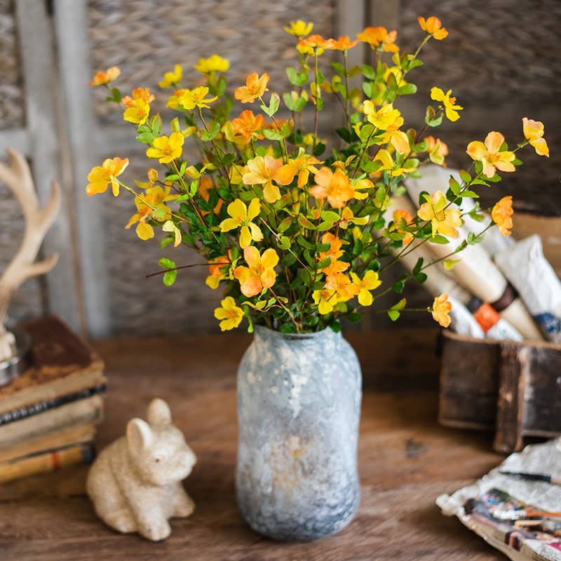 Silk Gaura Flower Stem 20" Tall