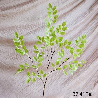 Artificial Plant Fresh Spring Leaf Stem 37" Tall