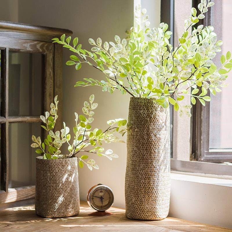 Artificial Plant Fresh Spring Leaf Stem 37" Tall