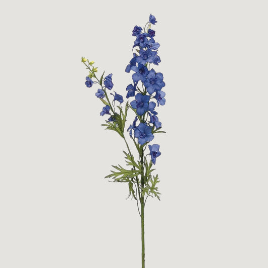 Artificial Blooming Delphinium Flower - 39"