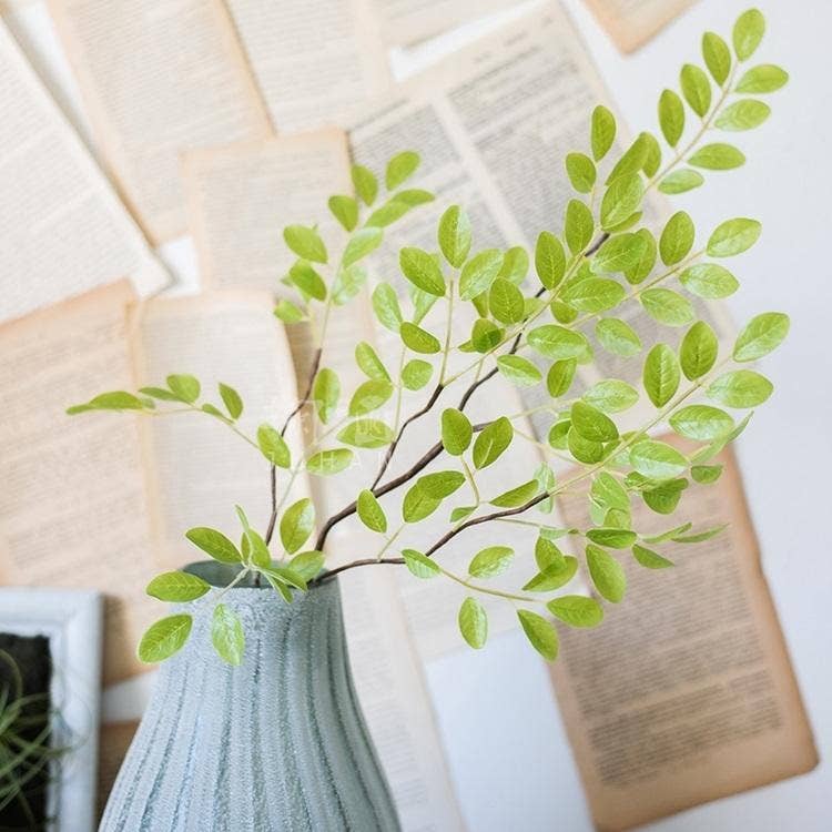 Artificial Plant Fresh Spring Leaf Stem 37" Tall
